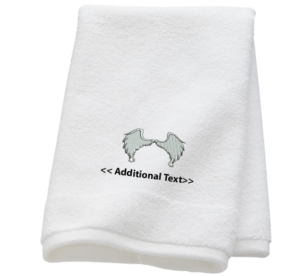Personalised Angel Wings Seasonal Towels Terry Cotton Towel